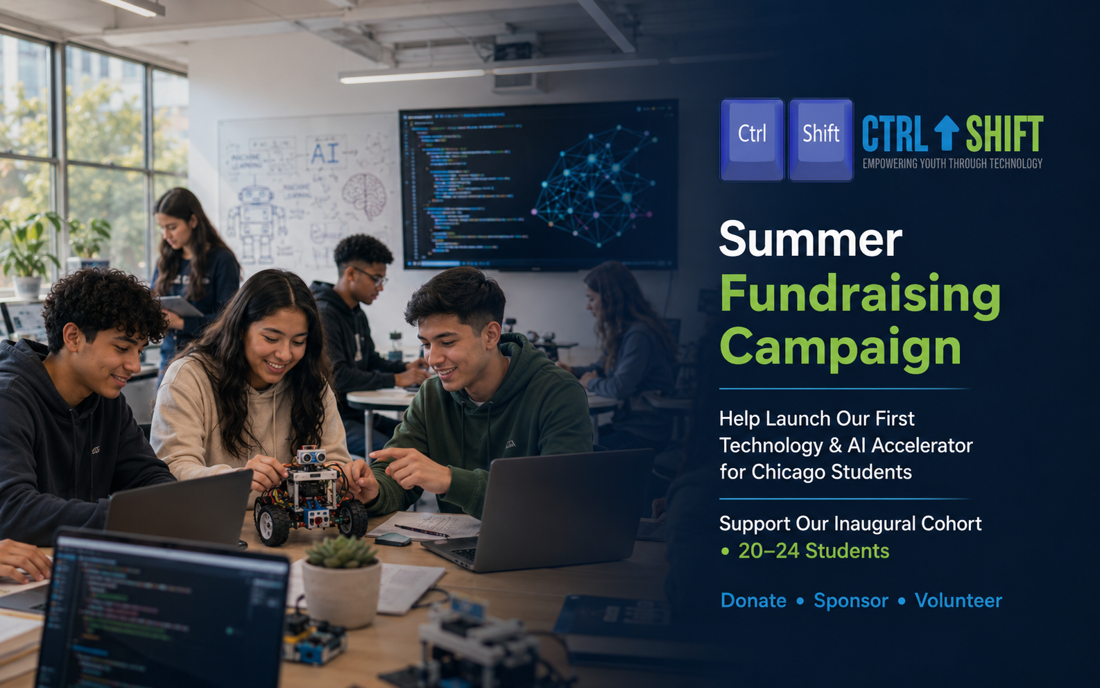 CTRL SHIFT Summer Fundraising Campaign